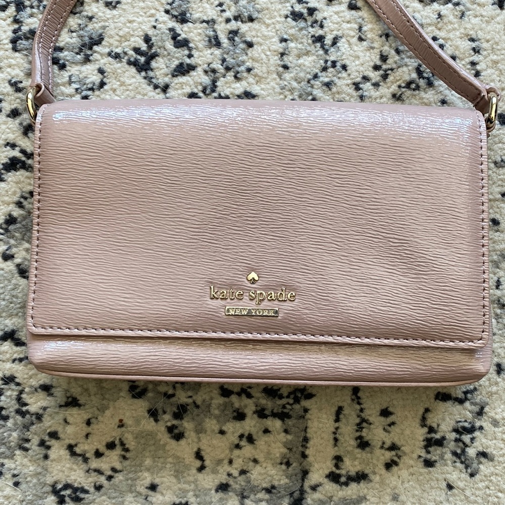 Nude Kate Spade Crossbody Bag